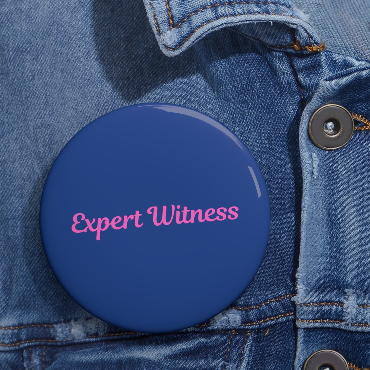 Expert Witness Pin Buttons