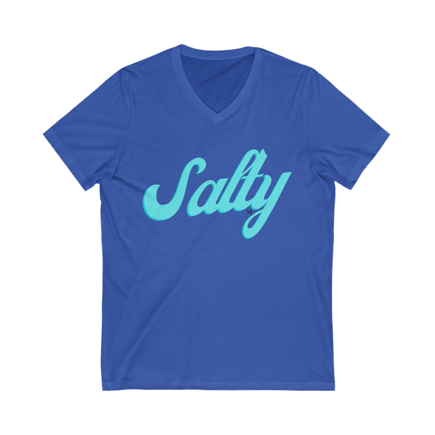 Salty Unisex Jersey Short Sleeve V-Neck Tee