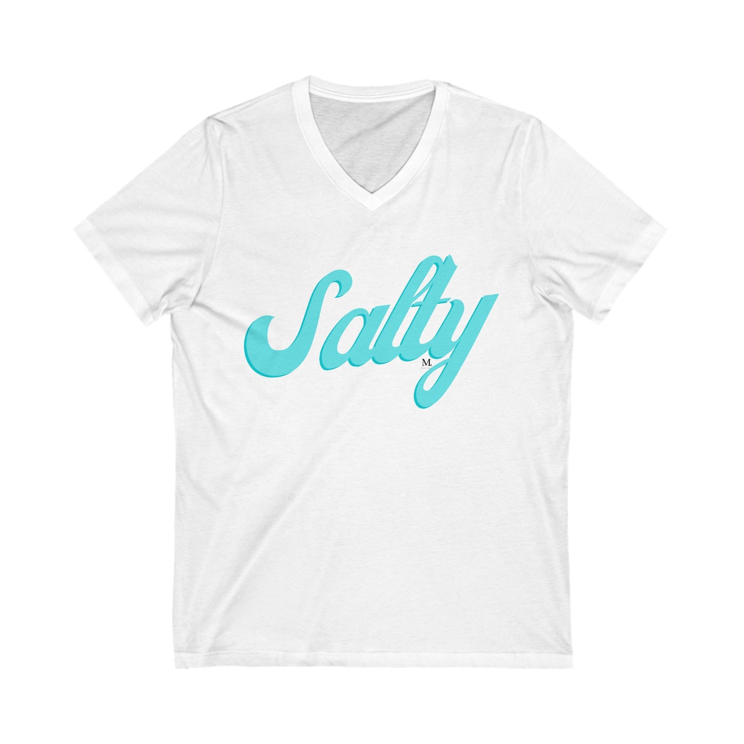 Salty Unisex Jersey Short Sleeve V-Neck Tee