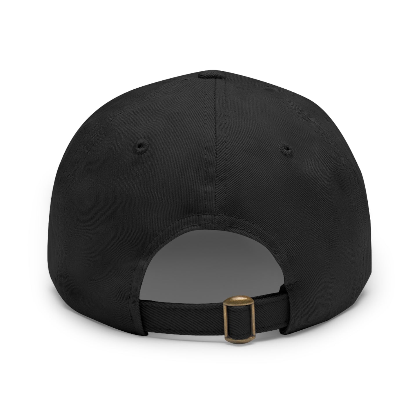 Salty Dad Hat with Leather Patch (Rectangle)