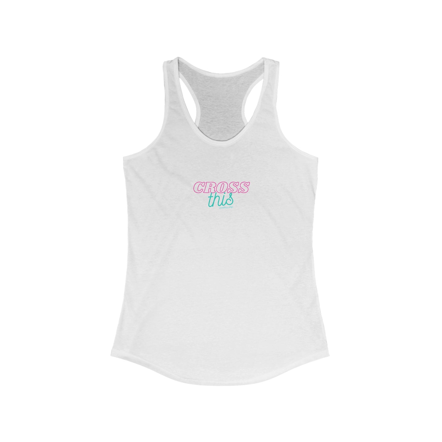 Cross This Women's Ideal Racerback Tank