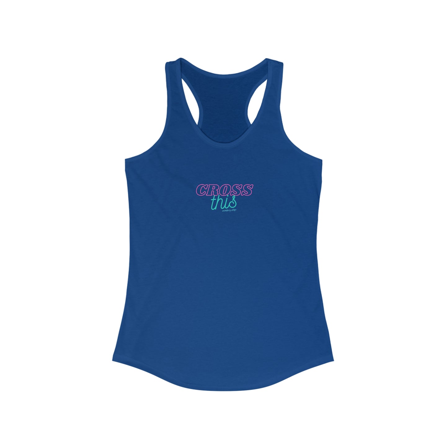 Cross This Women's Ideal Racerback Tank