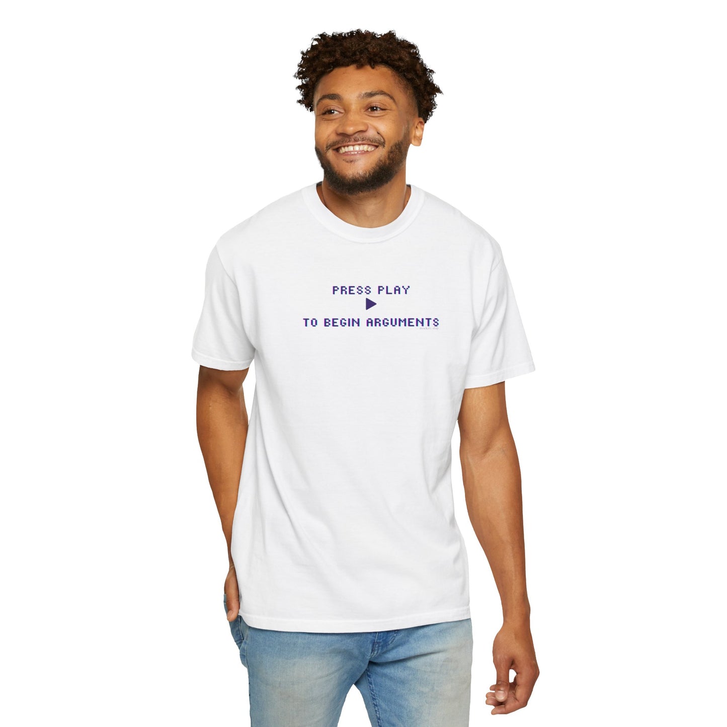 Begin Arguments Unisex Garment-Dyed T-shirt