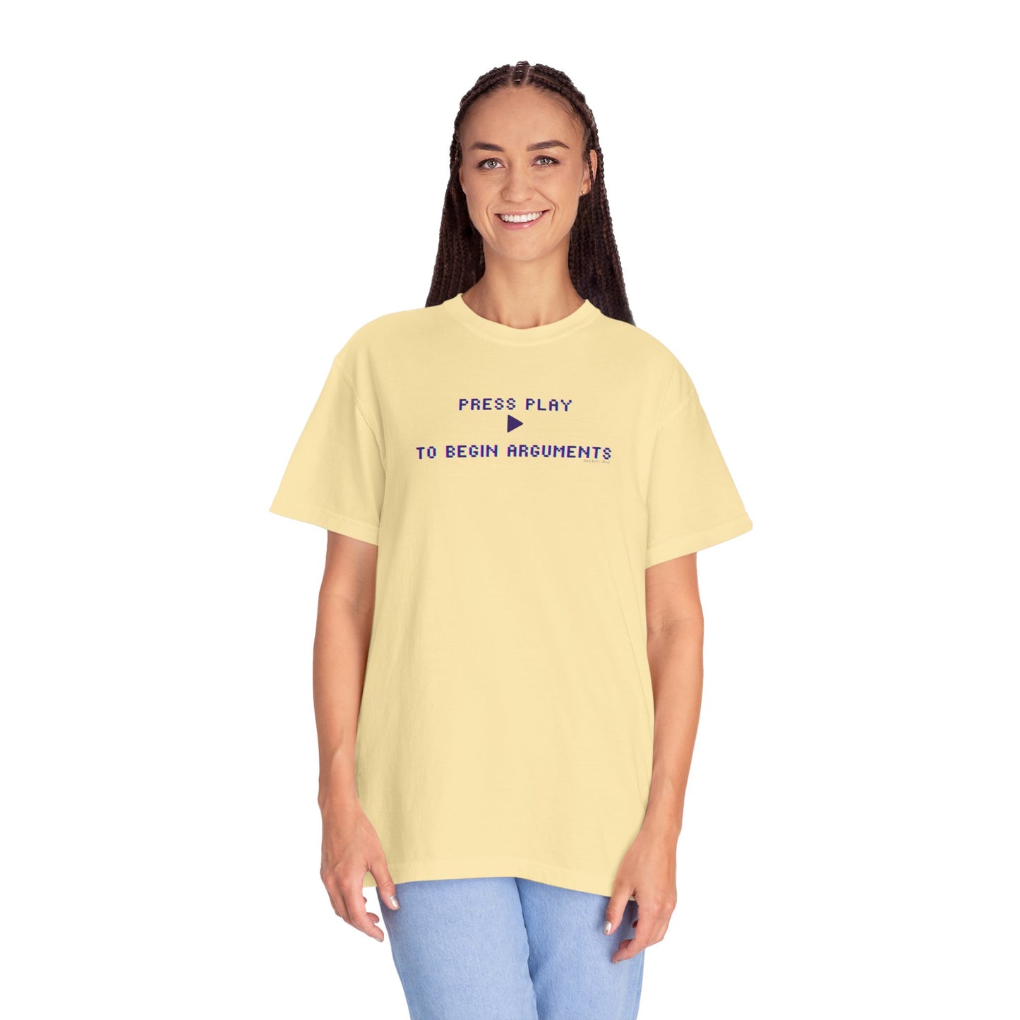 Begin Arguments Unisex Garment-Dyed T-shirt