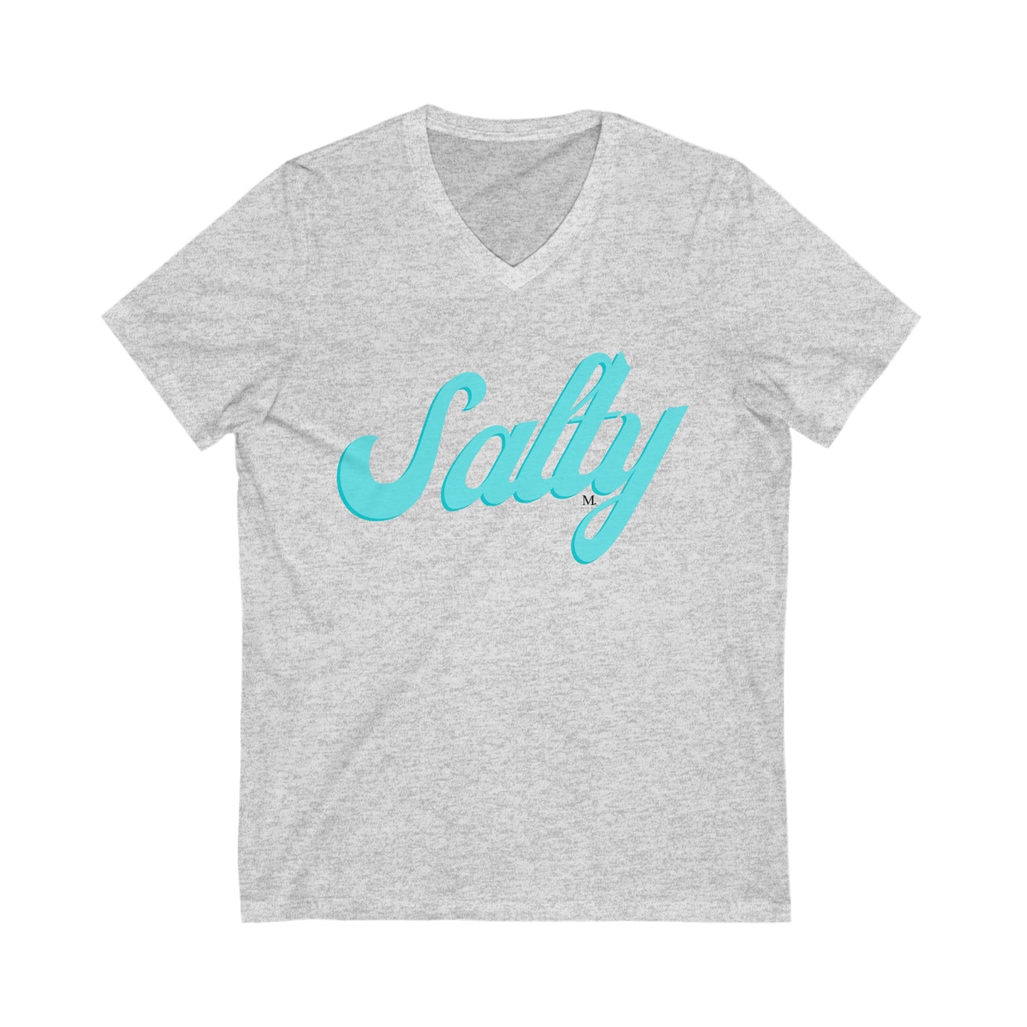 Salty Unisex Jersey Short Sleeve V-Neck Tee