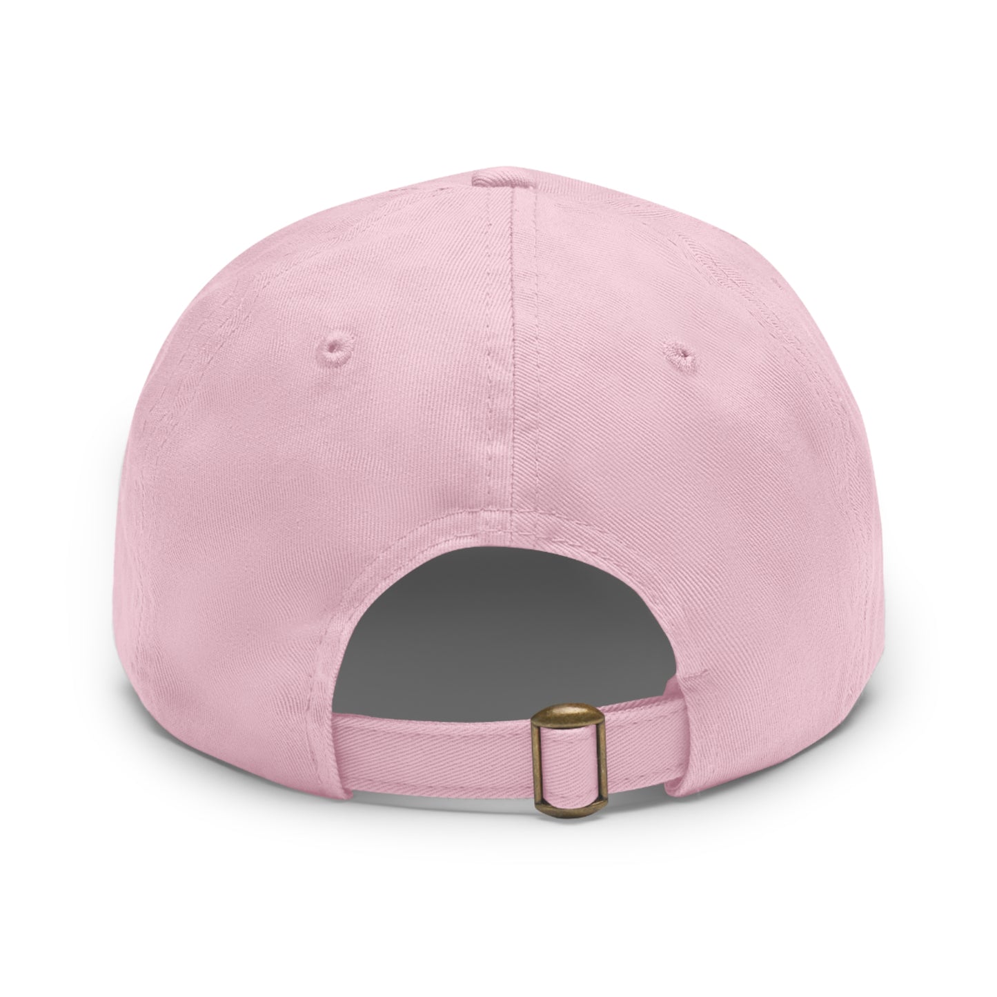 Salty Dad Hat with Leather Patch (Rectangle)