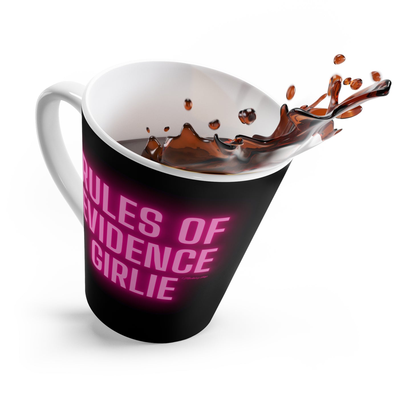 Rules of Evidence Latte Mug