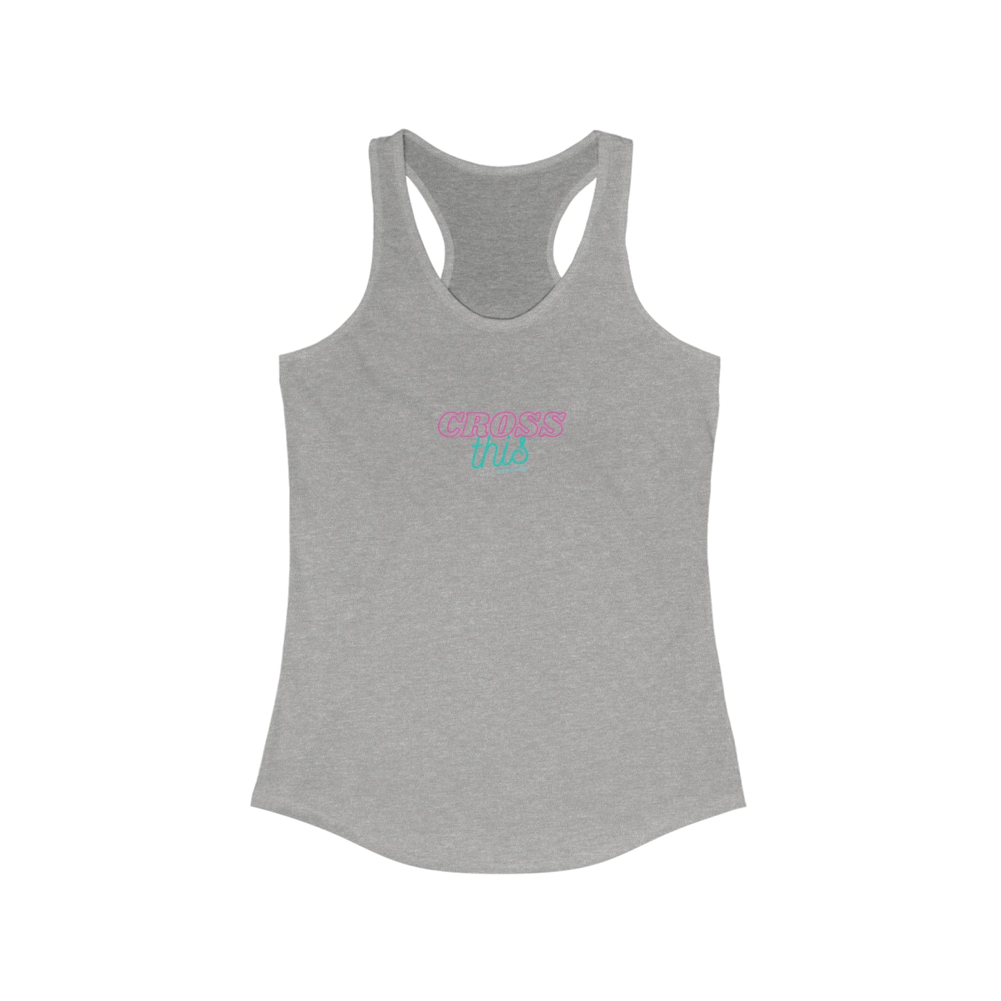 Cross This Women's Ideal Racerback Tank