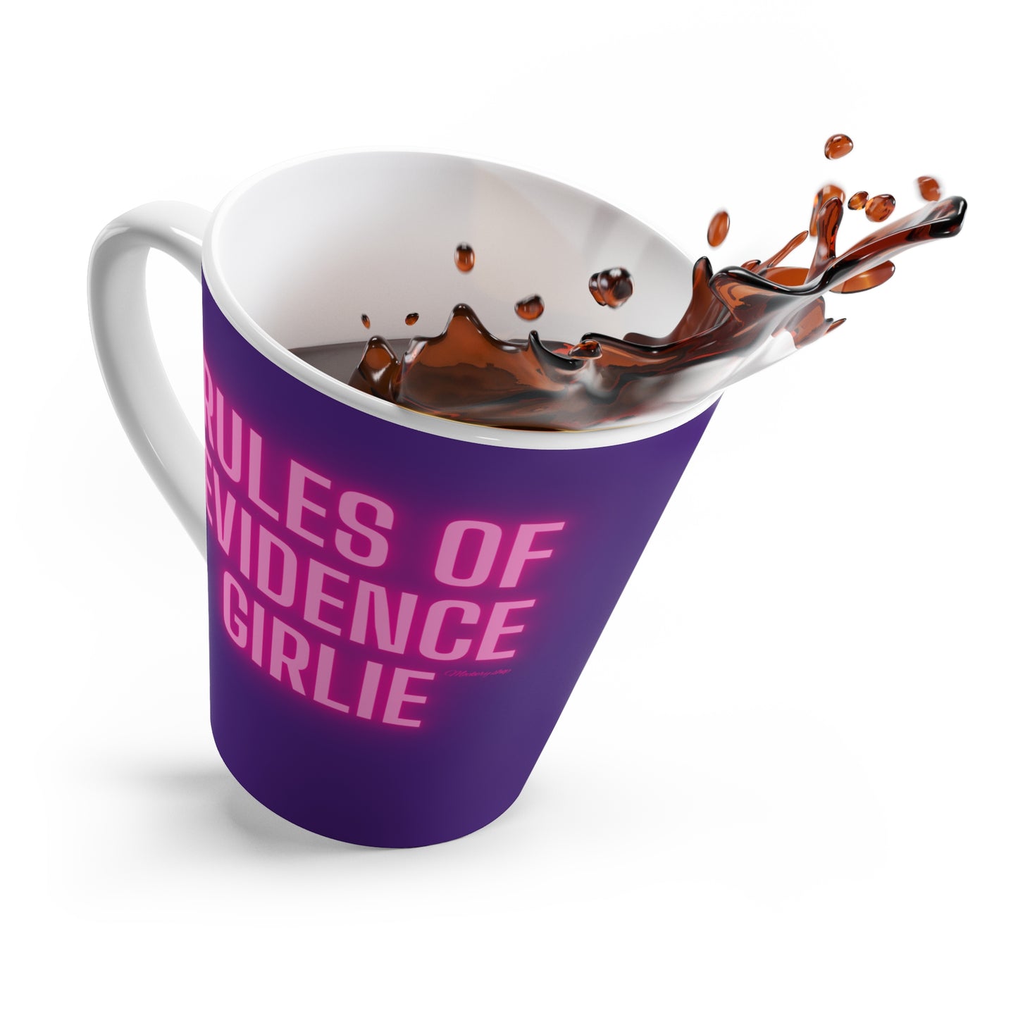 Rules of Evidence Latte Mug