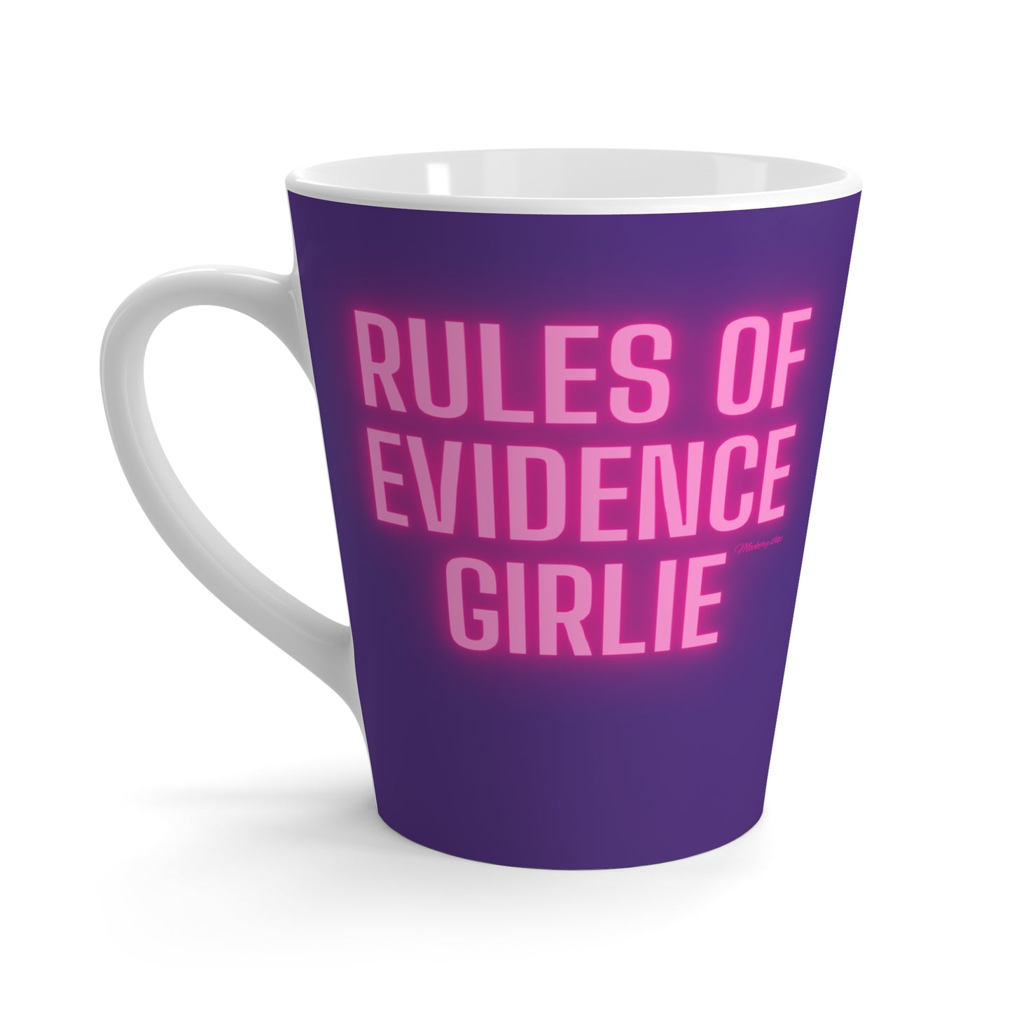 Rules of Evidence Latte Mug