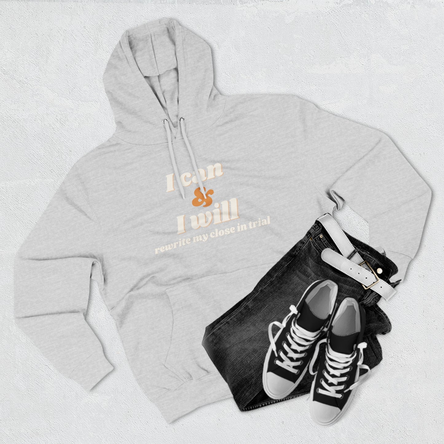 Rewrite my Close Three-Panel Fleece Hoodie