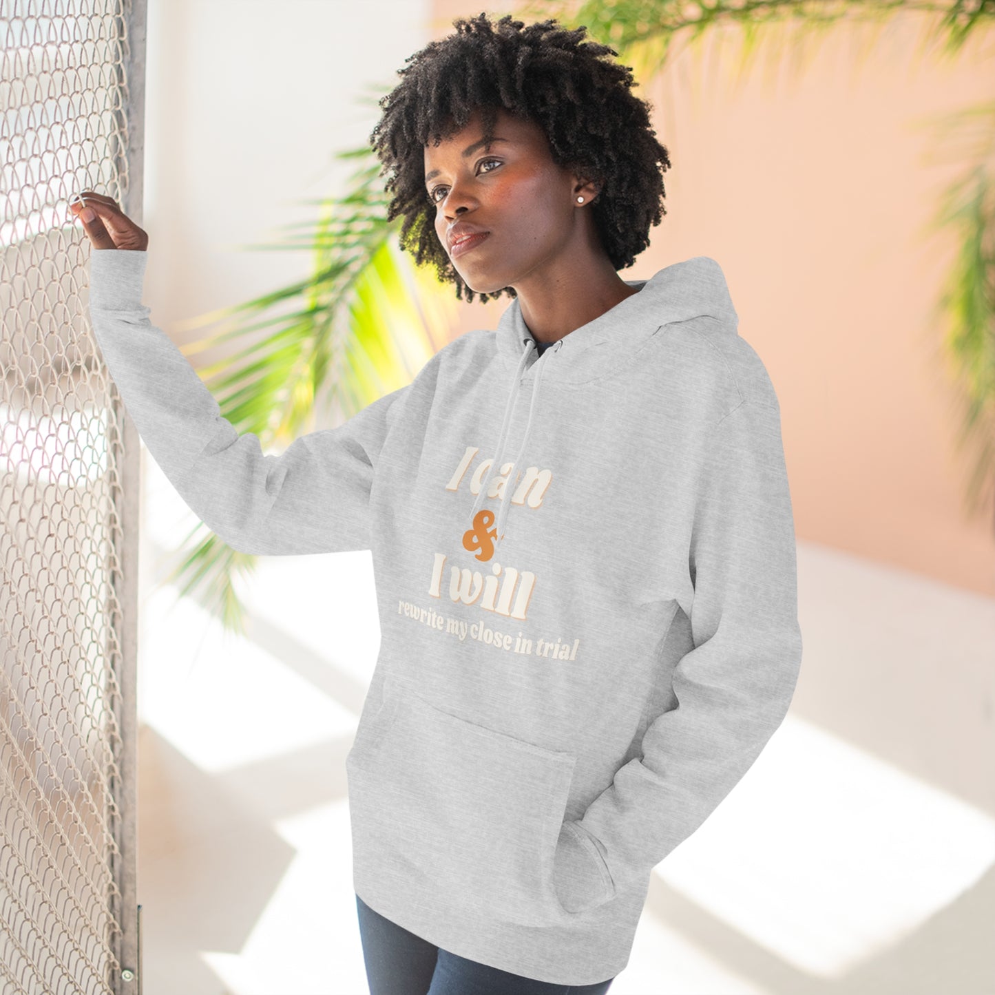 Rewrite my Close Three-Panel Fleece Hoodie