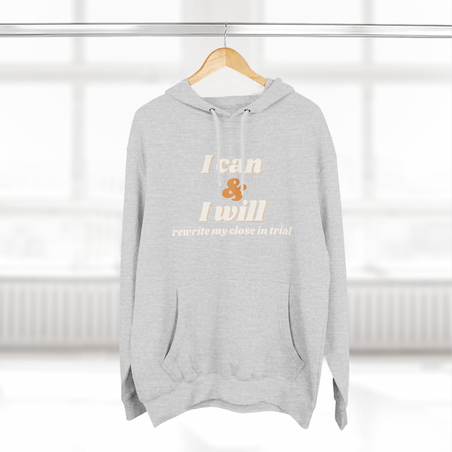 Rewrite my Close Three-Panel Fleece Hoodie