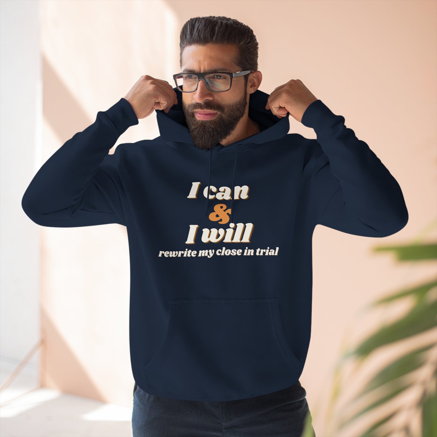 Rewrite my Close Three-Panel Fleece Hoodie