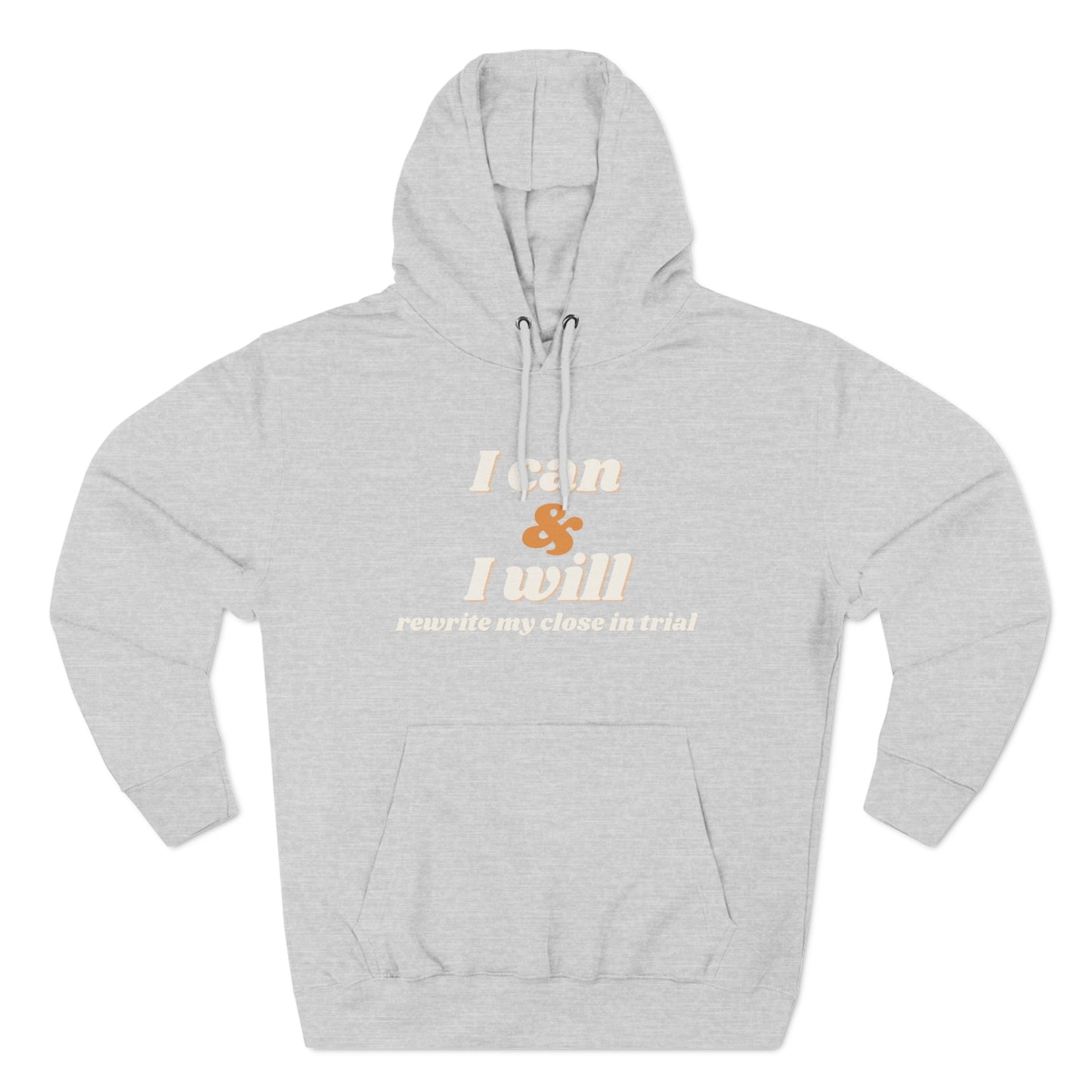 Rewrite my Close Three-Panel Fleece Hoodie