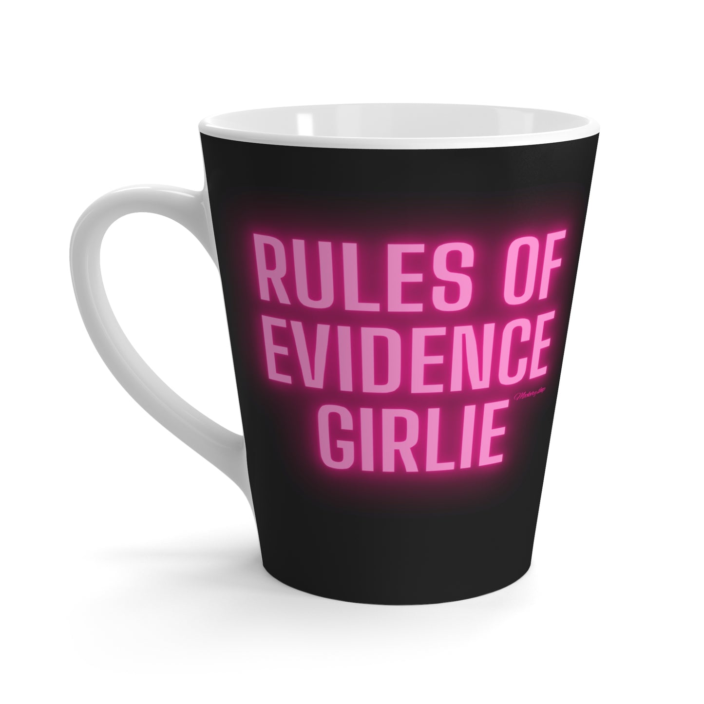 Rules of Evidence Latte Mug