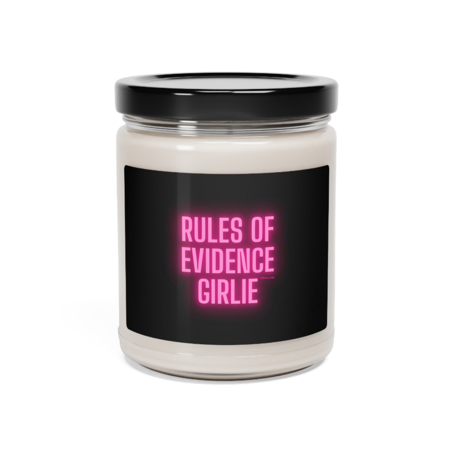 Rules of Evidence Scented Soy Candle, 9oz