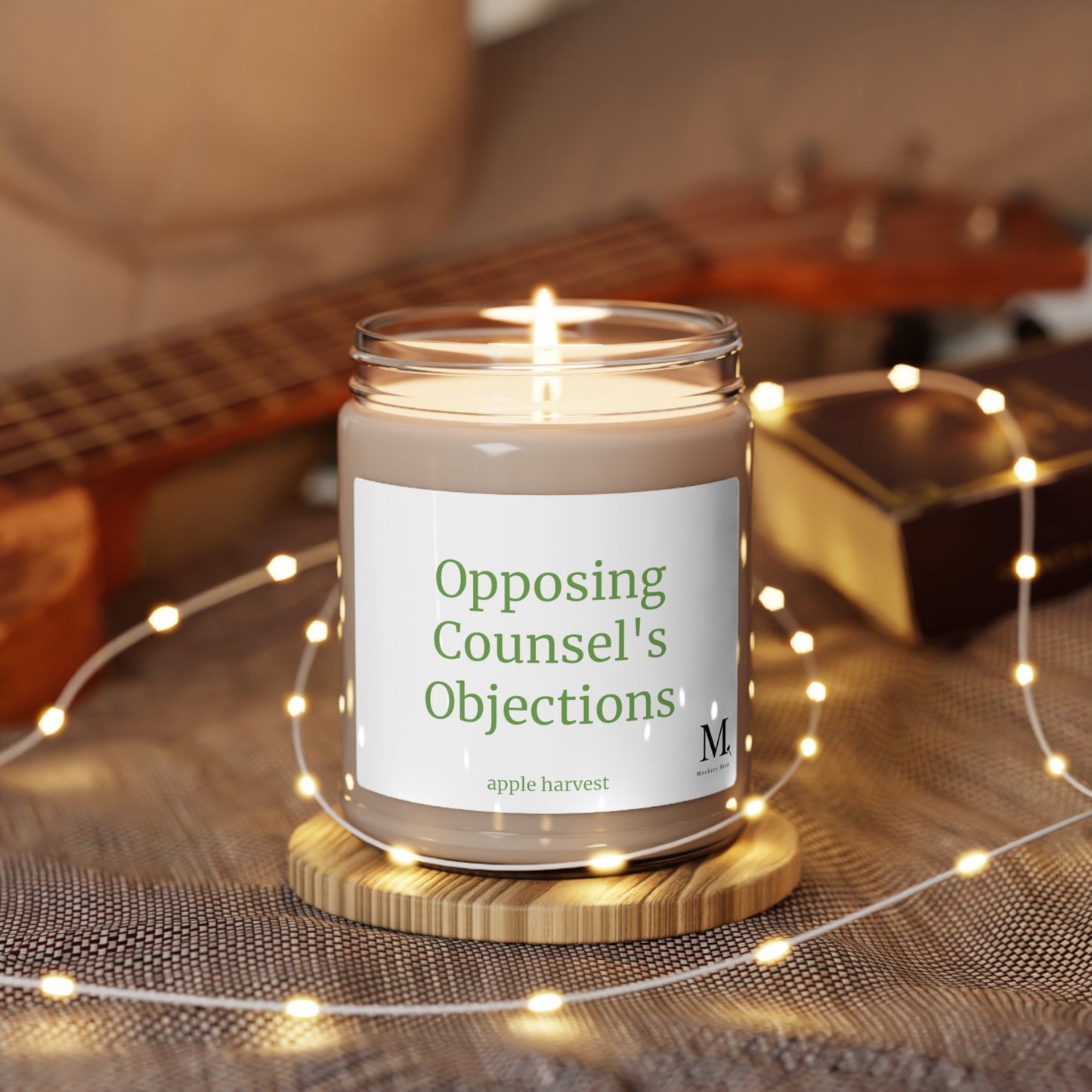 Opposing Counsel Scented Soy Candle, 9oz