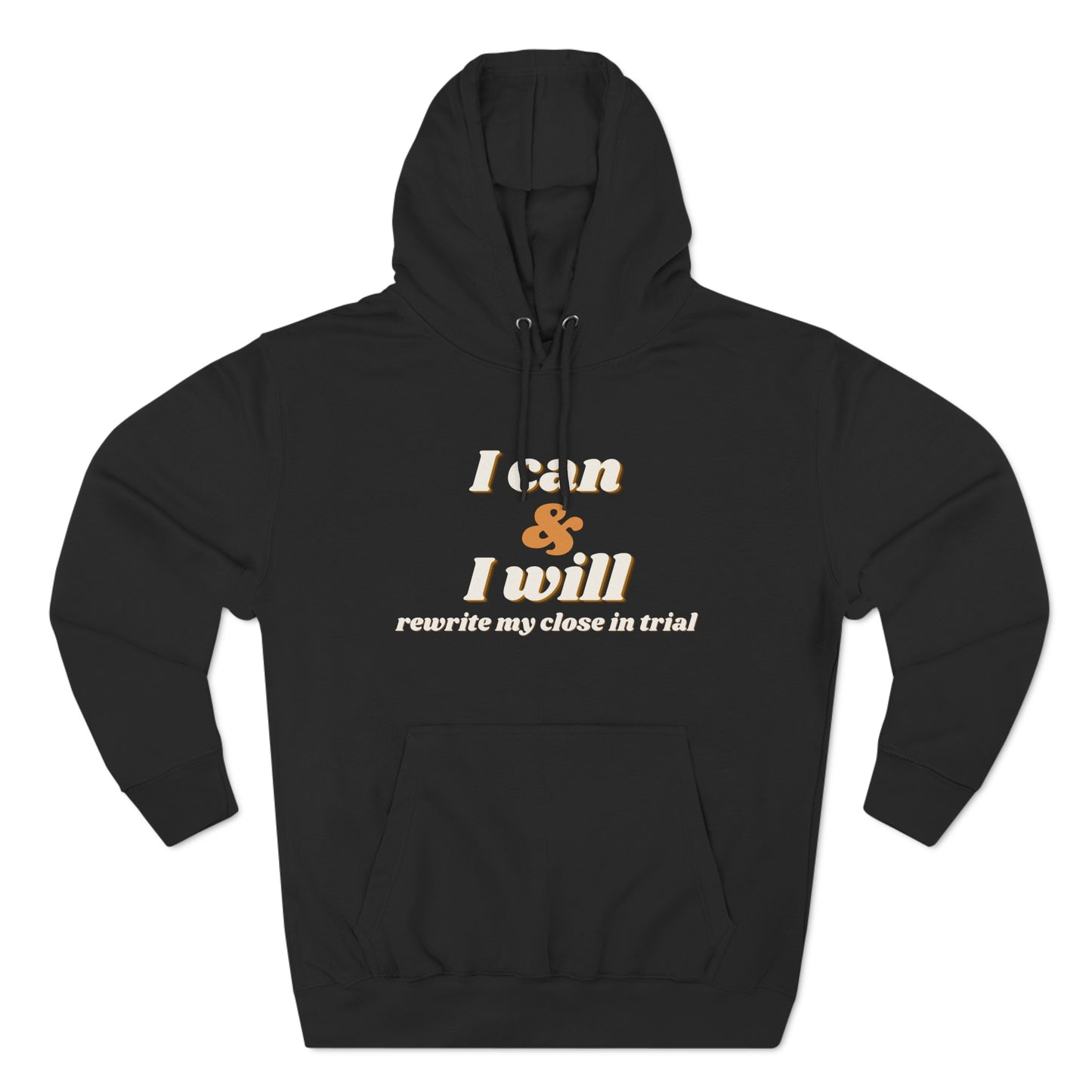 Rewrite my Close Three-Panel Fleece Hoodie