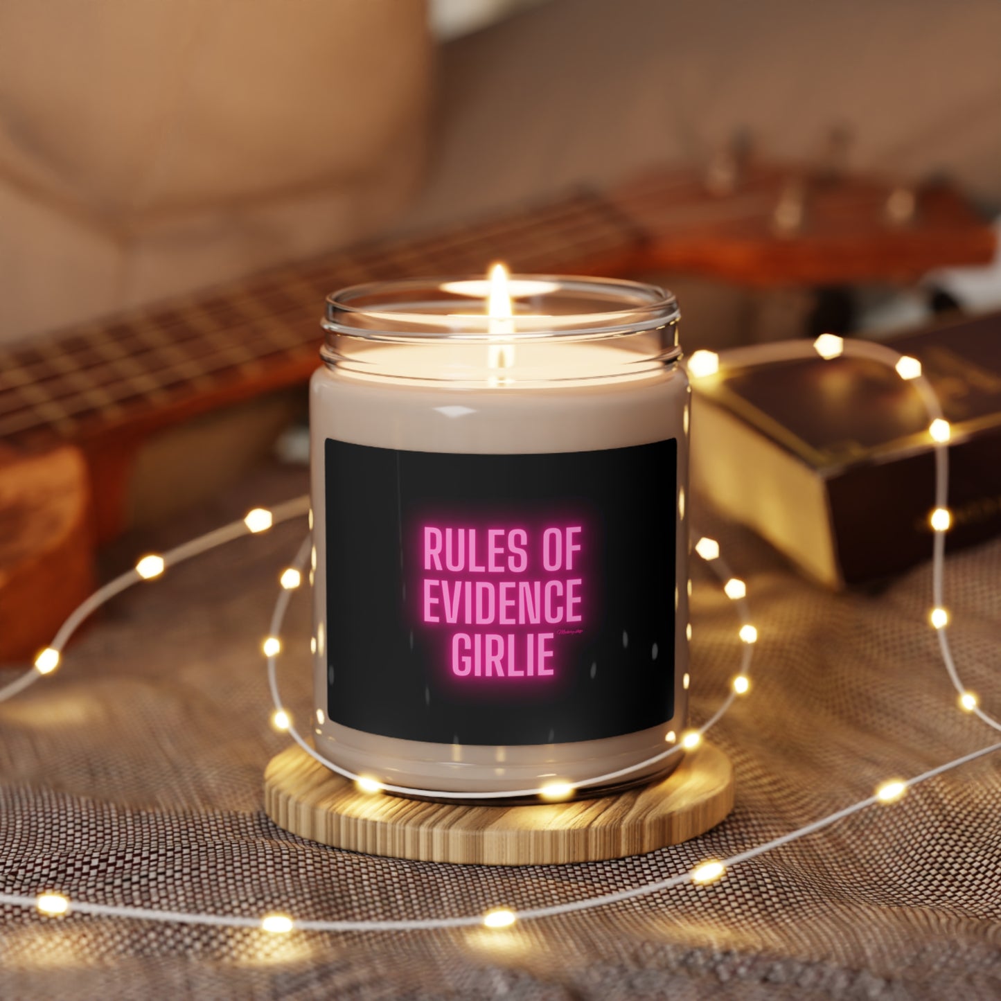 Rules of Evidence Scented Soy Candle, 9oz