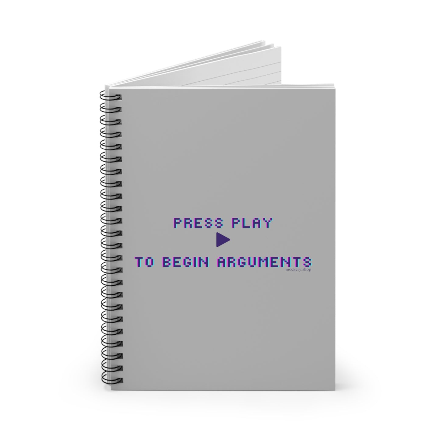 Begin Arguments Spiral Notebook - Ruled Line